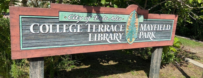 College Terrace Library is one of Library - US.