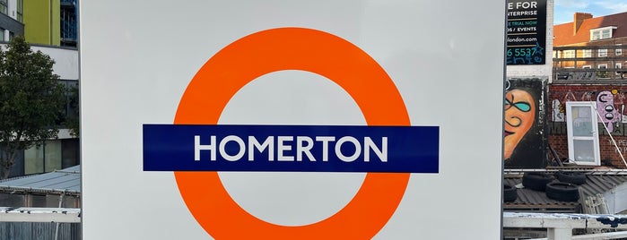 Homerton Railway Station (HMN) is one of London Overground Train Stations.