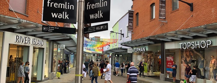 Fremlin Walk Shopping Centre is one of Places to go.