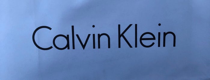 Calvin Klein is one of M : понравившиеся места.