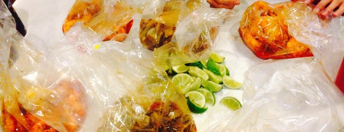 The Boiling Crab is one of Los Angeles eats and treats.