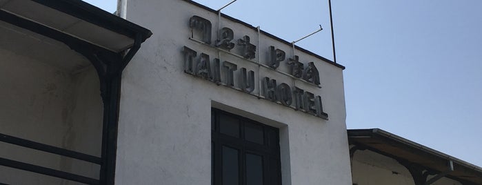 Taitu Hotel is one of Addis picks.