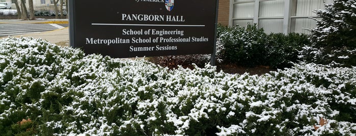 Pangborn Hall is one of CUA Classroom Buildings.