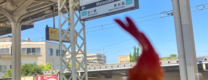 Kintetsu Matsusaka Station (M64) is one of 駅（４）.