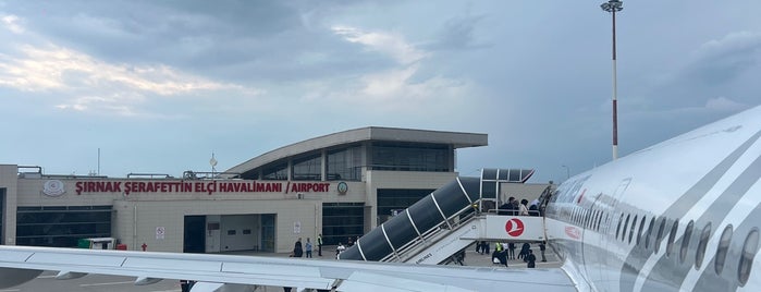 Şırnak Şerafettin Elçi Airport (NKT) is one of Airports.