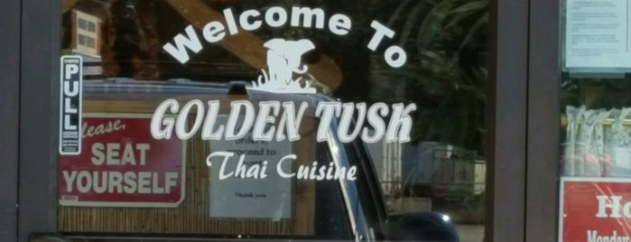 Golden Tusk Thai Cuisine is one of สถานที่ที่ Nichole ถูกใจ.