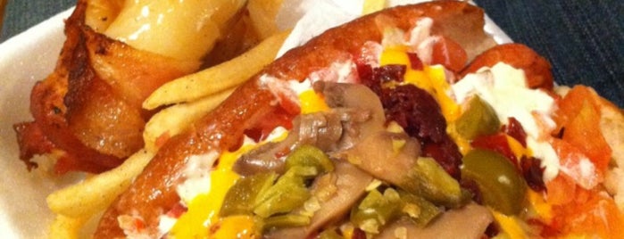Hotdogs El Sonorense is one of Mty_Tacos_Dogs_Burger_Mariscos.