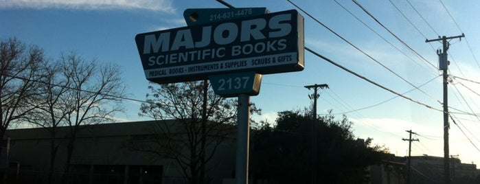 Majors Books Dallas is one of Favorite stores.