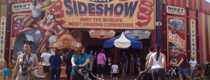 Pete's Silly Sideshow is one of WdW Magic Kingdom.
