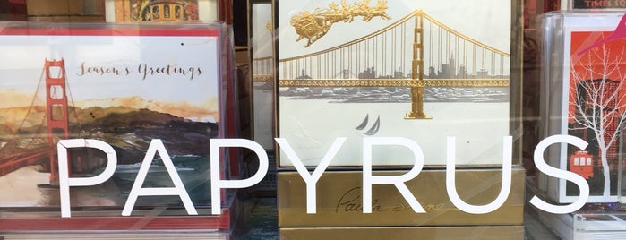 Papyrus is one of San Francisco.