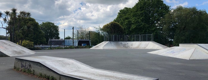poltair skate board park is one of places.
