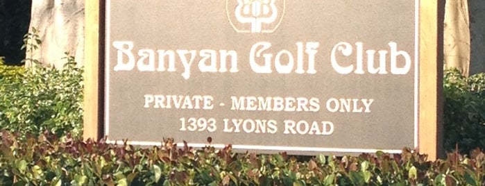 Banyan Golf Club is one of Lugares favoritos de Jim.