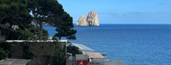 Marina Piccola di Capri is one of Amalfi coast.