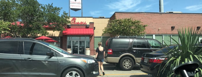 Chick-fil-A is one of The 13 Best Places for Chicken Sandwiches in Corpus Christi.