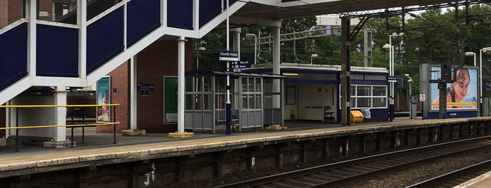 Cheadle Hulme Railway Station (CHU) is one of UK Train Stations.