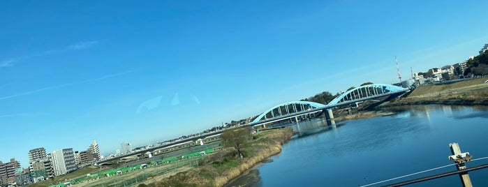 Shinkansen Tamagawa bridge is one of 神奈川県_川崎市.