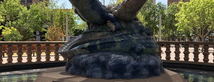 Plaza de los lagartos is one of The El Paso Experience.