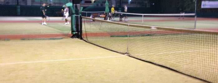 Tennis Court Milonas Neas Smirnis is one of Posti salvati di Panos.