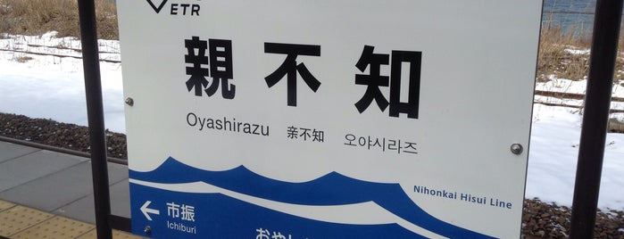 Oyashirazu Station is one of 新潟県の駅.