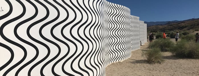 Desert X: Claudia Comte's Curves and Zigzags is one of SoCal Stuff.