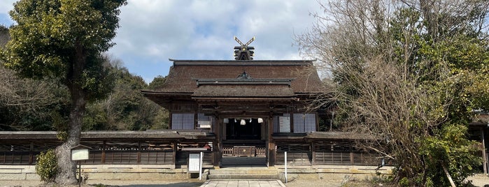 美作国一宮 中山神社 is one of 別表神社二.
