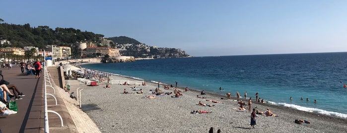 Plage de Nice is one of Lugares favoritos de Lina.