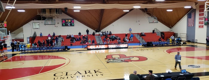 Clark University -  Kneller Athletic Center is one of Basketball Gyms I've been to since January 5, 2013.