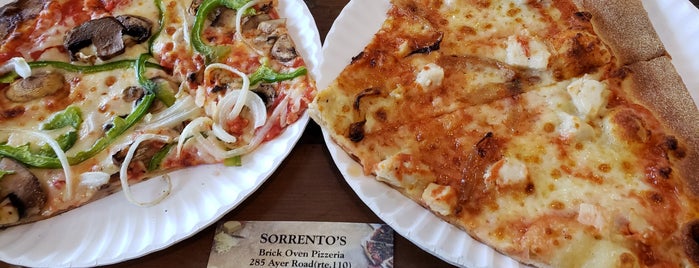Sorrento's Brick Oven Pizza is one of Boston.