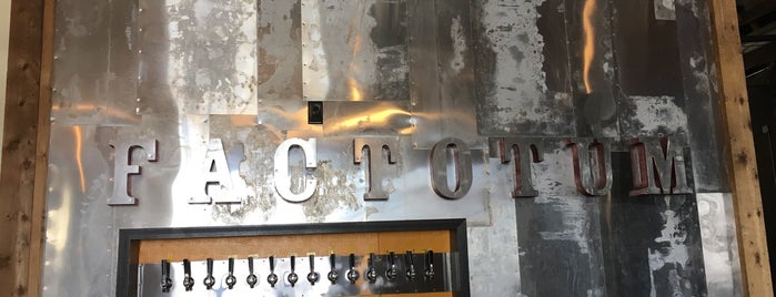 Factotum Brewhouse is one of Breweries I haven't been.