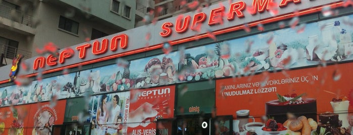 Neptun Supermarket is one of Vafa R. : понравившиеся места.