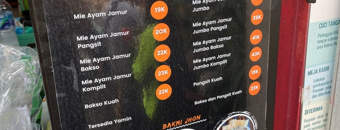 Bakmi Jhon is one of Jakarta 2017.