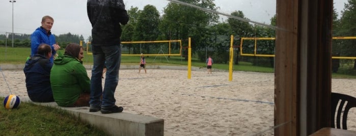 Beachvolleyballplatz Velden is one of best places for beach-/volleyball in MUC.