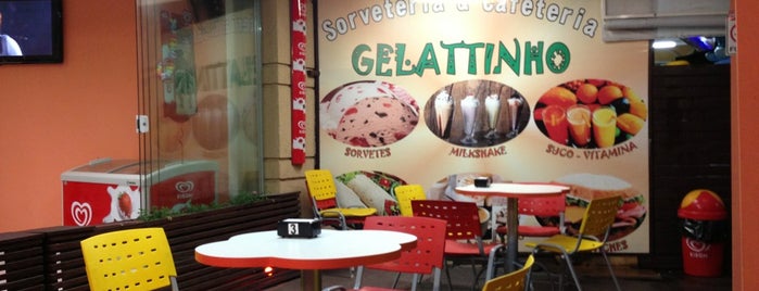 Gelattinho Sorveteria e Cafeteria is one of Locais curtidos por Amanda.