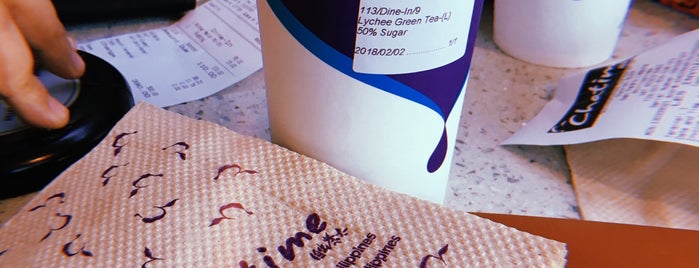 Chatime is one of Locais curtidos por Chanine Mae.
