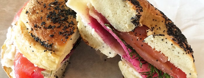 Black Seed Bagels is one of The New Yorkers: Tribeca-Battery Park City.