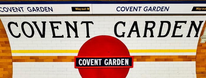 Covent Garden London Underground Station is one of London 2013.