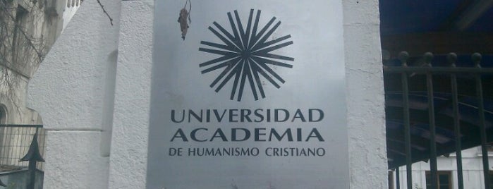 Universidad Academia de Humanismo Cristiano is one of Lugares favoritos de Nacho.