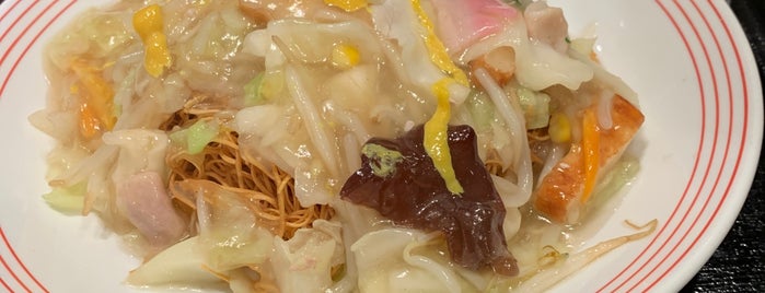 リンガーハット is one of 銀座近辺のラーメンつけ麺.