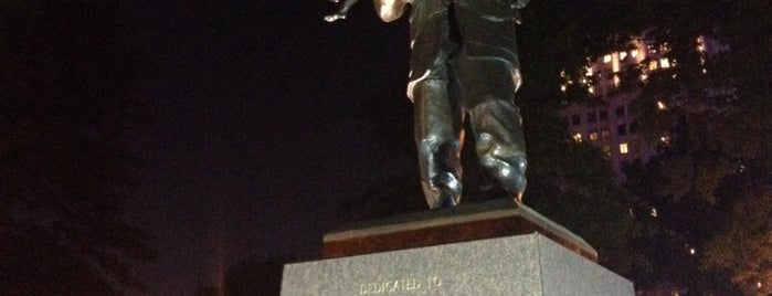 Firefighters Statue is one of St. Louis.