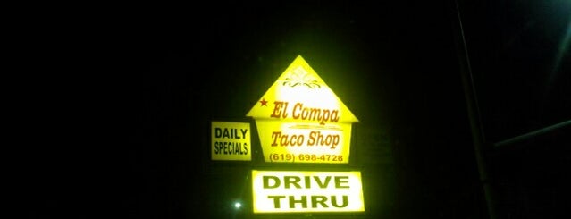El Compadre Taco Shop is one of East San Diego County: Taco Shops & Mexican Food.