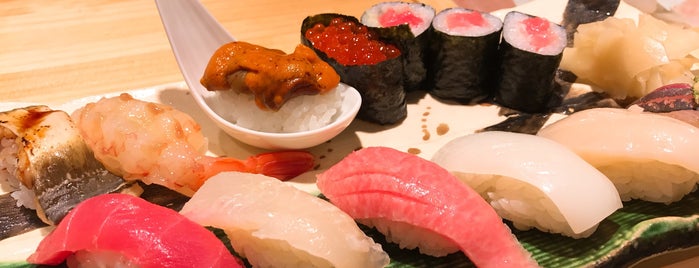 Sushi Itadori Bekkan is one of Makiko : понравившиеся места.
