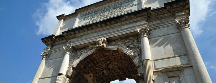 Arco di Tito is one of สถานที่ที่ Los Viajes ถูกใจ.