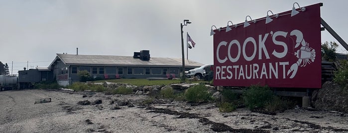 Cook's Lobster House is one of Maine.