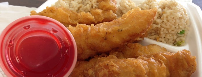 Chicken-N-Rice is one of Lugares favoritos de KATIE.