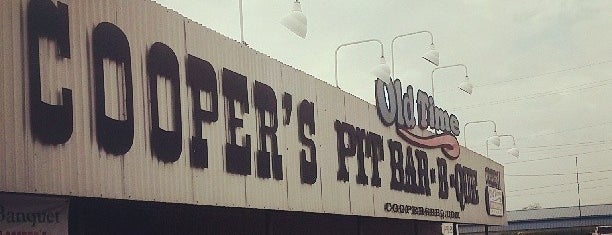 Cooper's Old Time Pit BBQ is one of Fredericksburg.