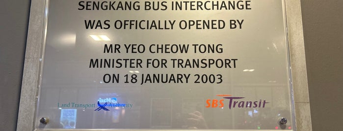 Sengkang Bus Interchange is one of TPD "The Perfect Day" Bus Routes (#01).