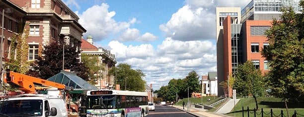 College Place Bus Stop is one of 44 Things at Syracuse University.