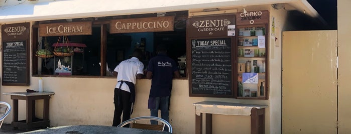 Zenji Garden Café is one of Zanzibar.