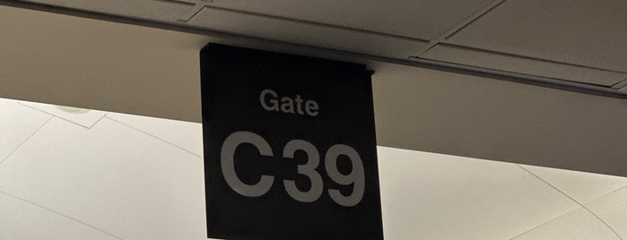 Gate C39 is one of Places I Have Been.