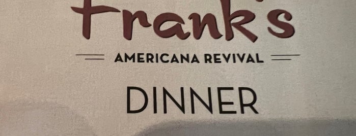 Frank's Americana Revival is one of Houston Foodie List.